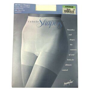 JCPenney Jacqueline Ferrar Subtle Shapers Pantyhose Size Average Medium Bone